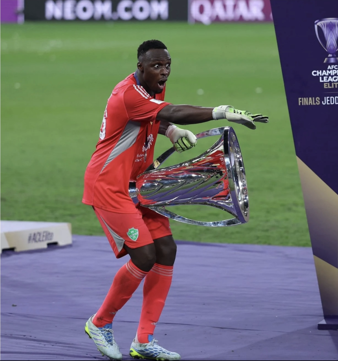 Edouard Mendy Champion d'Asie avec Al Ahli