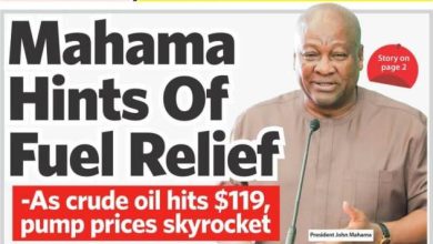 Ghana Newspapers Frontpages-Wednesday, 01 April, 2026