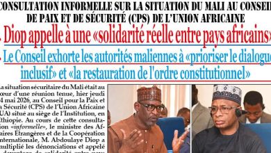 Les journaux maliens du vendredi 15 mai 2026