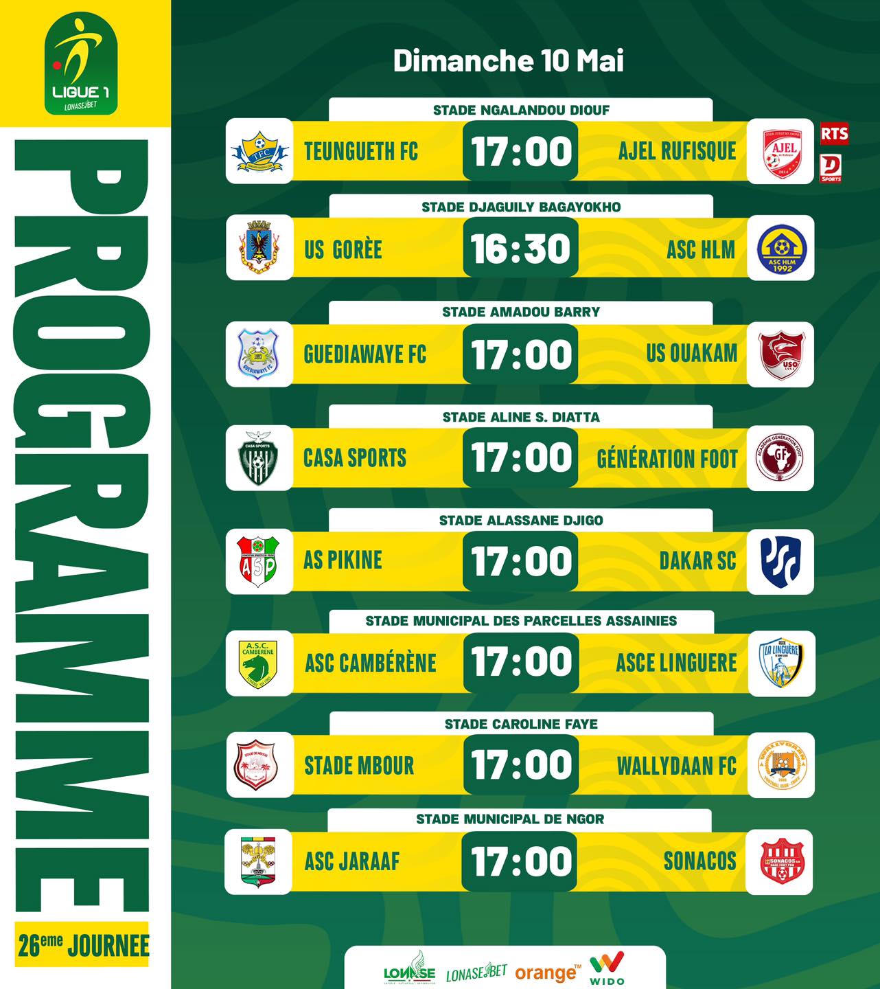 AJEL-TFC et le programme de la Ligue 1