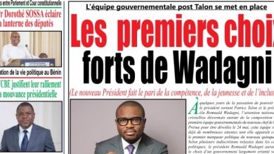 Les journaux du Bénin du lundi 18 mai 2026
