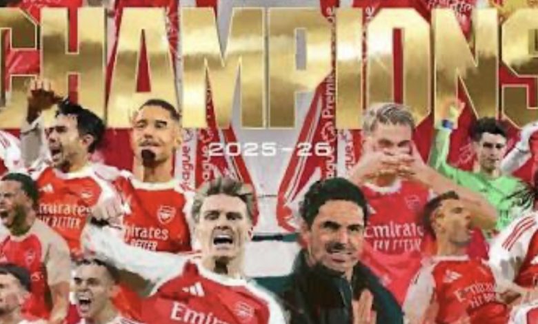 Premier League : Arsenal sacré champion d’Angleterre