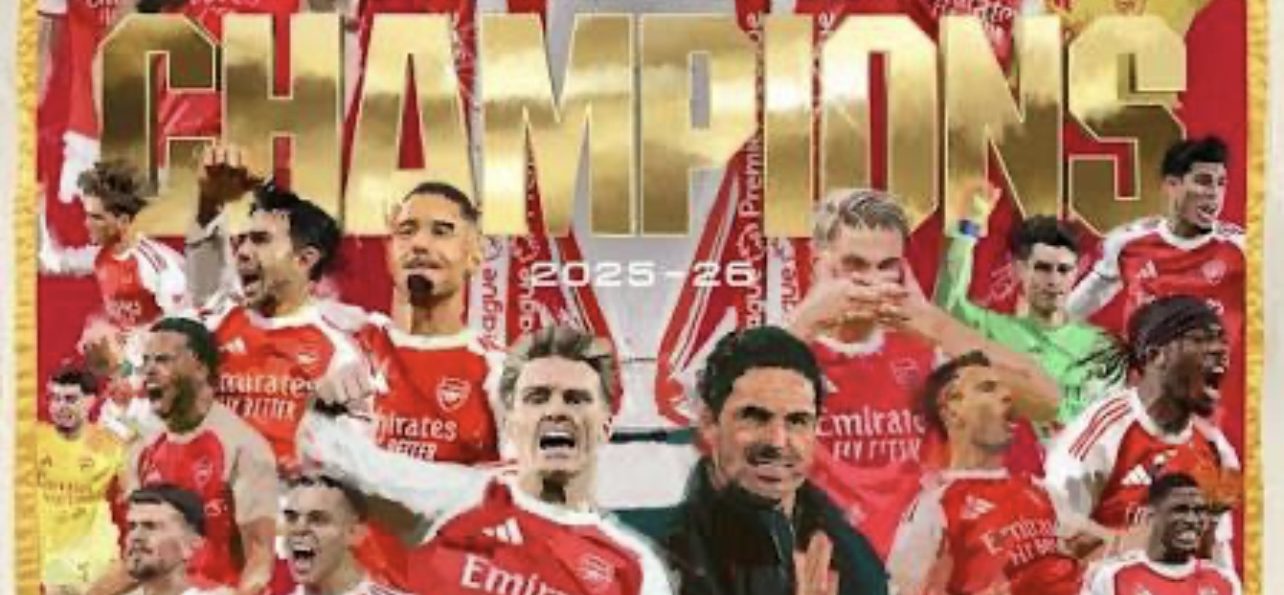 Premier League : Arsenal sacré champion d’Angleterre