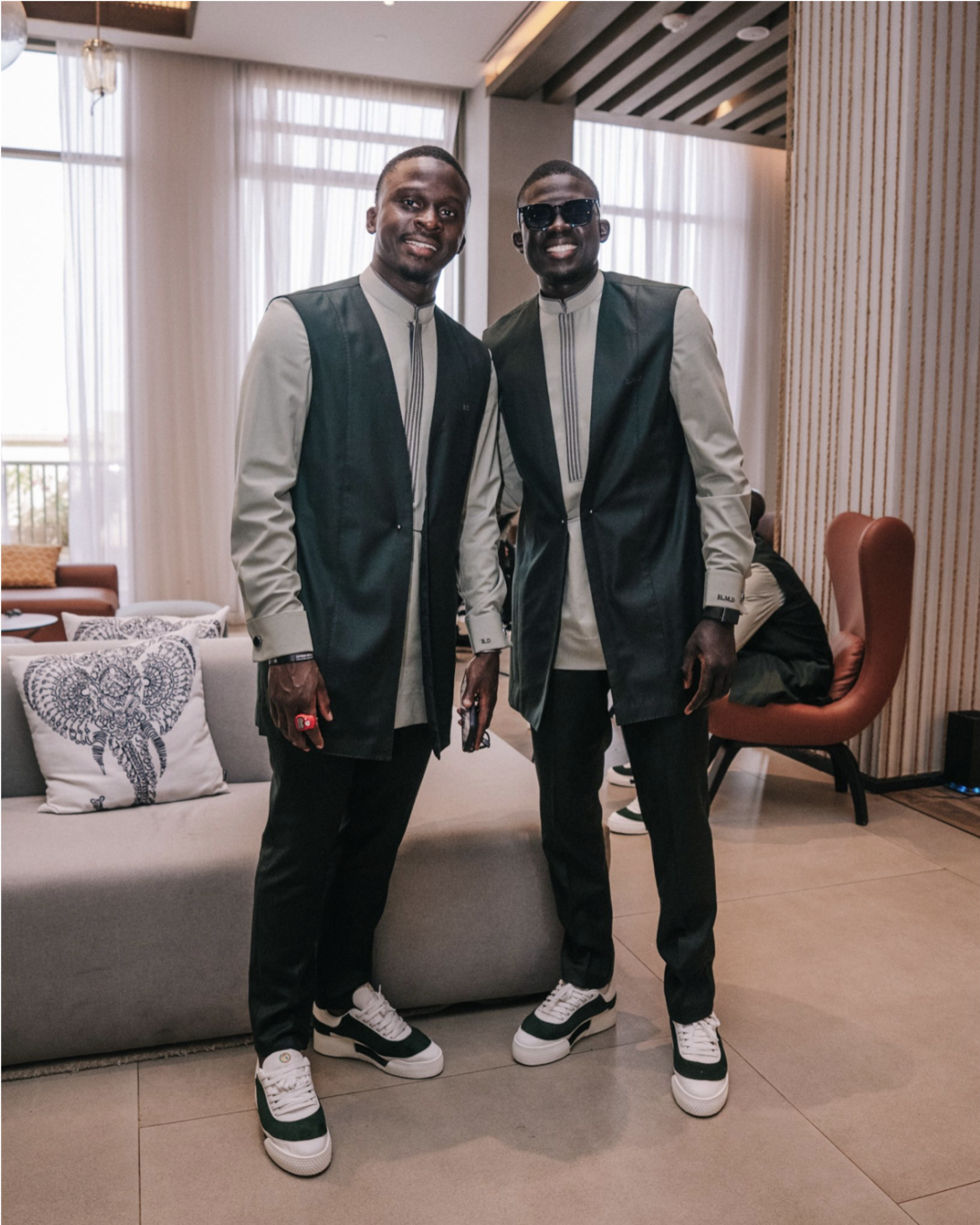 Bamba Dieng avec son camarade El Hadj Malick Diouf