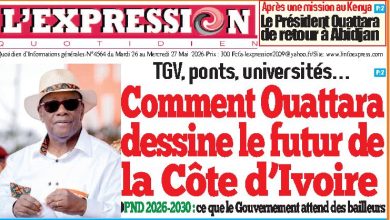 Les journaux de Côte d'Ivoire du mardi 26 mai 2026