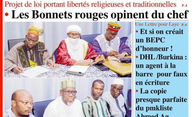 Les journaux du Burkina Faso du vendredi 12 juin 2026