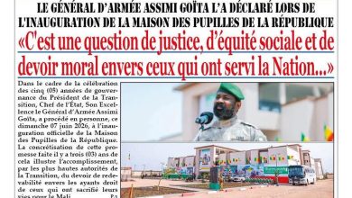 Les journaux maliens du lundi 08 juin 2026