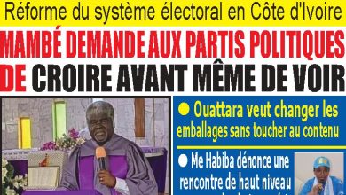 Les journaux ivoiriens du mercredi 24 juin