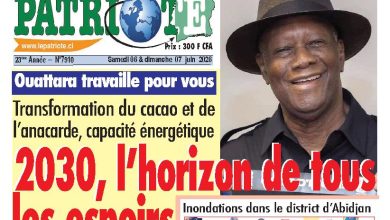 Les journaux de Côte d'Ivoire du samedi 06 juin 2026