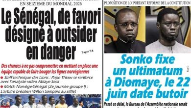 Sénégal : les journaux du samedi 19 juin 2026