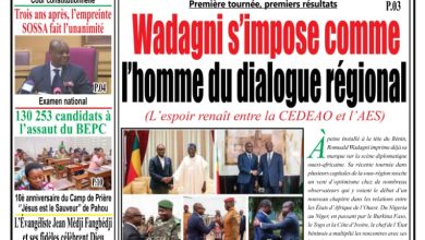 Les journaux béninois du lundi 08 juin 2026