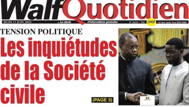 Les journaux sénégalais du jeudi 11 juin 2026