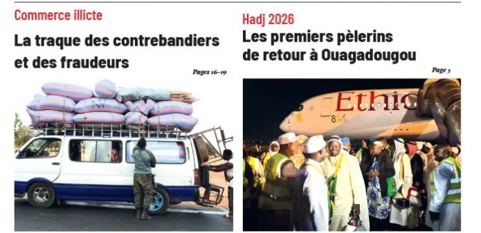 Les journaux du Burkina Faso du jeudi 04 juin 2026