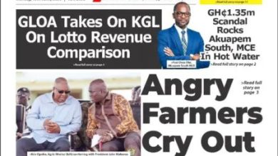 Ghana Newspapers Frontpages-Monday, 15 June, 2026