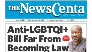 Ghana Newspapers Frontpages-Wednesday, 03 June, 2026