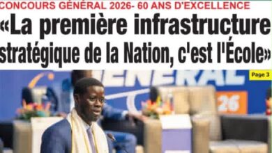 Les journaux sénégalais du vendredi 31 juillet 2026