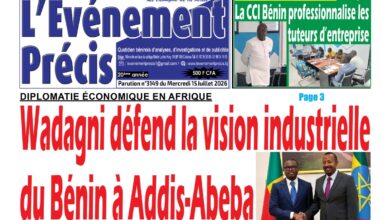 Les journaux béninois du mercredi 15 juillet 2026