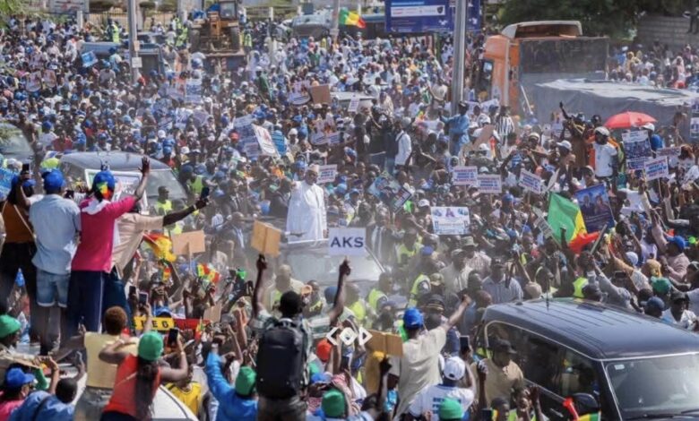 Macky Sall a été accueilli par une foule monstre et acclamé