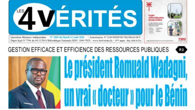 Les journaux béninois du mercredi 12 août 2026