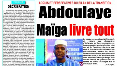 Les journaux maliens du lundi 10 août 2026