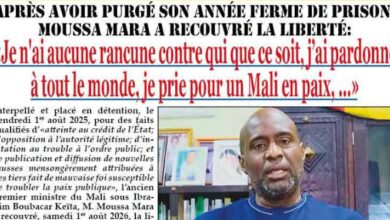 Les journaux maliens du lundi 03 août 2026
