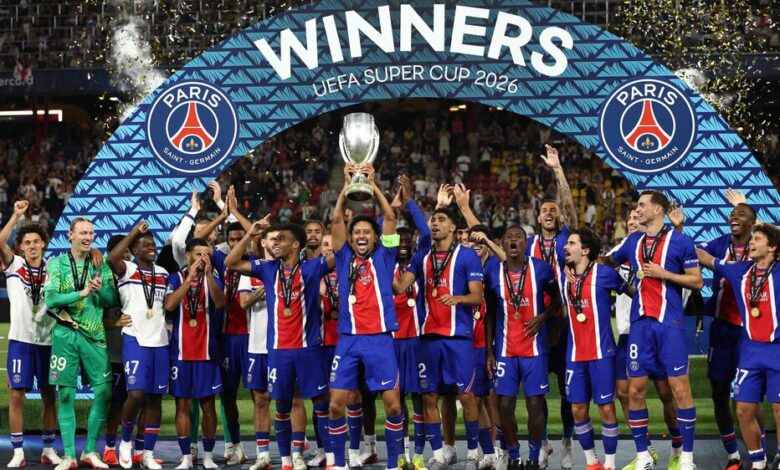Supercoupe d'Europe : le PSG encore couronnée