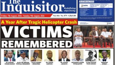 Ghana Newspapers Frontpages-Friday, 07 August, 2026