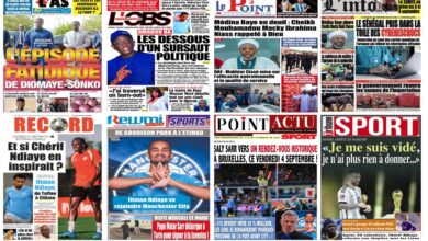 Les journaux sénégalais du mardi 01 septembre 2026