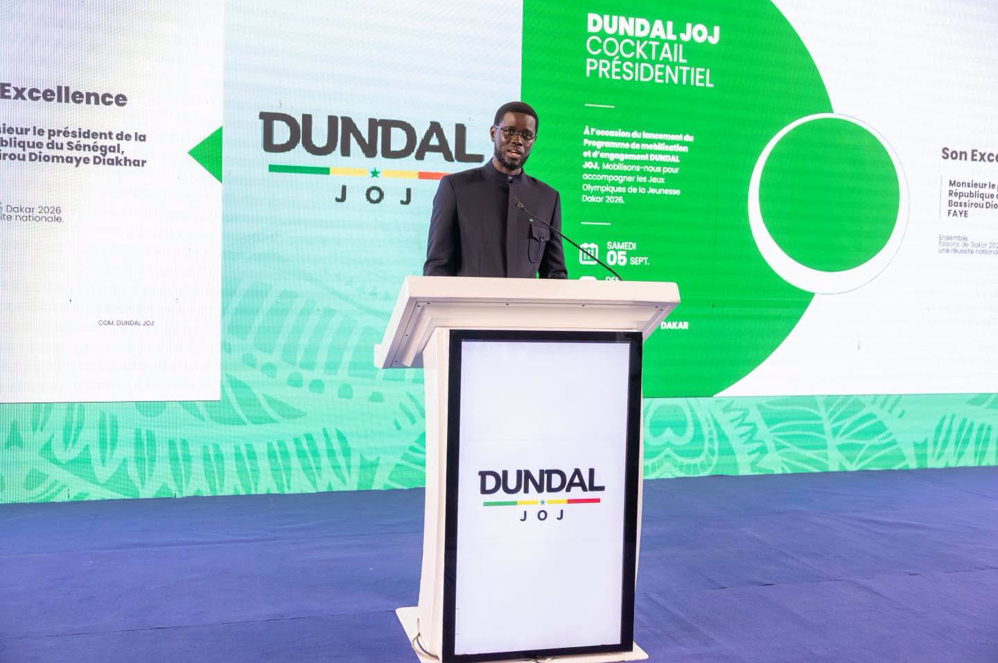 Président Diomaye lance Dundal JOJ