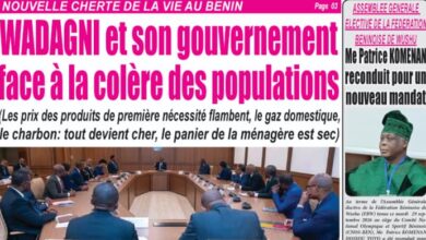 Les journaux béninois du mercredi 30 septembre 2026