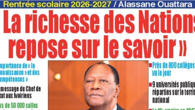 Les journaux ivoiriens du lundi 21 septembre 2026