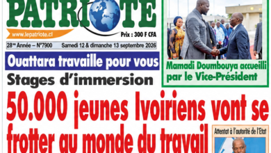 Les journaux ivoiriens du samedi 12 septembre 2026