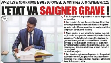 Les journaux sénégalais du lundi 14 septembre 2026