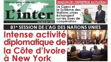 Les journaux ivoirines du lundi 28 septembre 2026