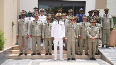 Visite à Nouakchott du CEMGA, du Vice-amiral d'escadre Oumar WADE