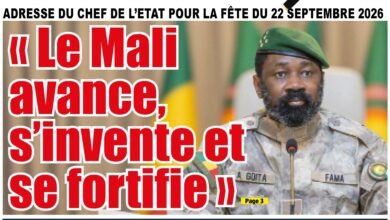 Les journaux maliens du mercredi 23 septembre 2026