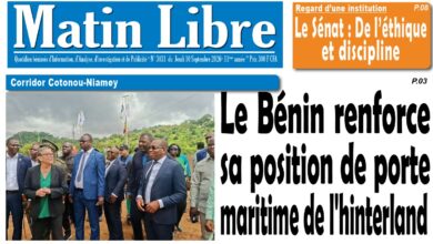 Les journaux béninois du jeudi 10 septembre 2026