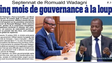 Les journaux béninois du mardi 20 octobre 2026