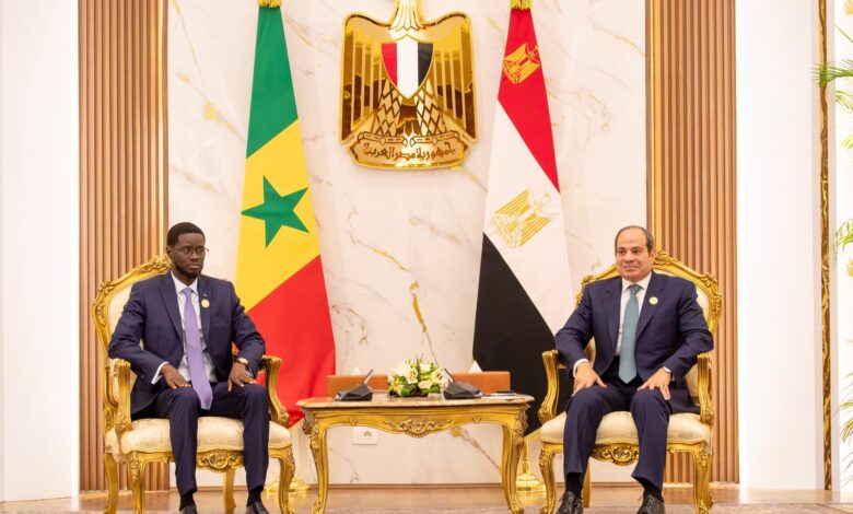 Président Diomaye a rencontré son homologue égyptien Abdel Fattah Al-Sissi