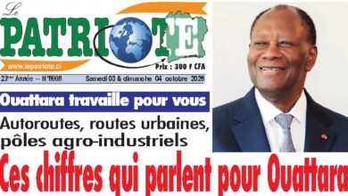 Les journaux ivoiriens du samedi 03 octobre 2026