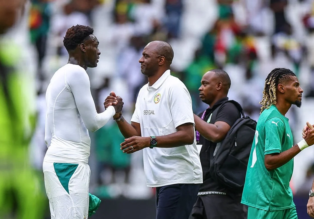 Patrick Vieira satisfait des Lions, après la victoire contre les Comores
